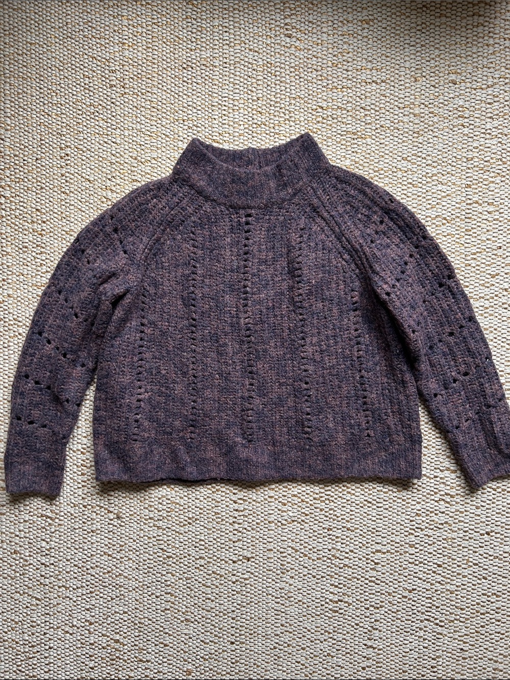 Madewell pointelle sweater